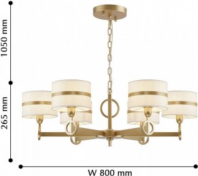 Подвесная люстра Favourite Mateo 2634-6P в Ноябрьске - noyabrsk.mebel24.online | фото 8