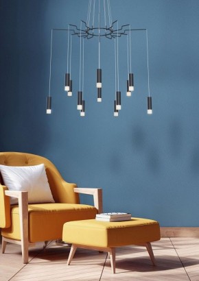 Подвесная люстра Maytoni Davida MOD035PL-12B в Ноябрьске - noyabrsk.mebel24.online | фото 4