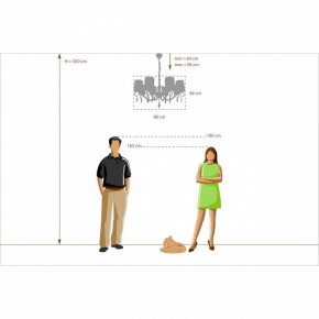 Подвесная люстра MW-Light Эллегия 8 303012708 в Ноябрьске - noyabrsk.mebel24.online | фото 11