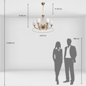 Подвесная люстра MW-Light Палермо 27 386017706 в Ноябрьске - noyabrsk.mebel24.online | фото 8
