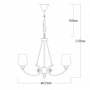 Подвесная люстра MW-Light Палермо 27 386017706 в Ноябрьске - noyabrsk.mebel24.online | фото 9