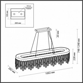 Подвесная люстра Odeon Light Dakisa 4985/12 в Ноябрьске - noyabrsk.mebel24.online | фото 7