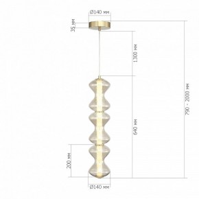 Подвесная люстра ST-Luce SPINE SL6136.213.01 в Ноябрьске - noyabrsk.mebel24.online | фото 4