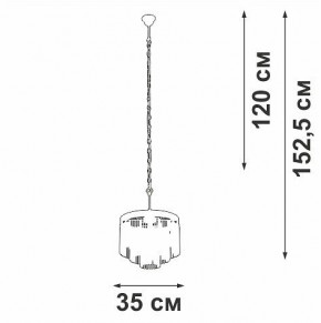 Подвесная люстра Vitaluce V53570 V53570-8/7 в Ноябрьске - noyabrsk.mebel24.online | фото 4