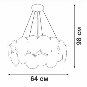 Подвесная люстра Vitaluce V5801 V5801-8/6S в Ноябрьске - noyabrsk.mebel24.online | фото 7
