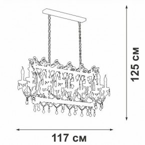 Подвесная люстра Vitaluce V5814 V5814-7/14 в Ноябрьске - noyabrsk.mebel24.online | фото 3