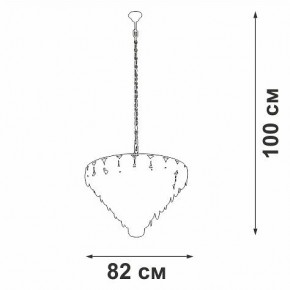 Подвесная люстра Vitaluce V58340 V58340-8/25 в Ноябрьске - noyabrsk.mebel24.online | фото 3