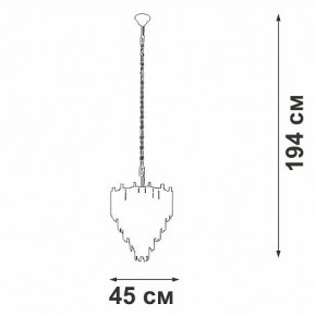 Подвесная люстра Vitaluce V58560 V58560-8/10 в Ноябрьске - noyabrsk.mebel24.online | фото 3