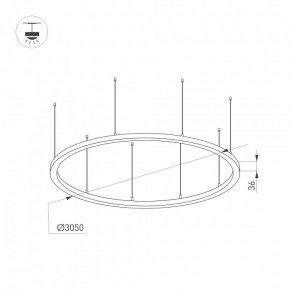 Подвесной светильник Arlight ARC 034078(1) в Ноябрьске - noyabrsk.mebel24.online | фото 2