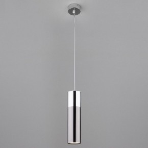 Подвесной светильник Eurosvet Double Topper 50135/1 LED хром/черный жемчуг в Ноябрьске - noyabrsk.mebel24.online | фото 3