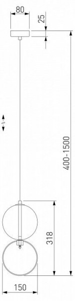 Подвесной светильник Eurosvet Selisa 50092/1 хром/дымчатый в Ноябрьске - noyabrsk.mebel24.online | фото 3