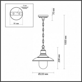Подвесной светильник Odeon Light Campa 4965/1 в Ноябрьске - noyabrsk.mebel24.online | фото 5