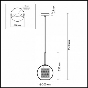 Подвесной светильник Odeon Light Clocky 4939/1 в Ноябрьске - noyabrsk.mebel24.online | фото 4