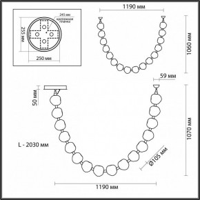 Подвесной светильник Odeon Light Jemstone 5085/64L в Ноябрьске - noyabrsk.mebel24.online | фото 7
