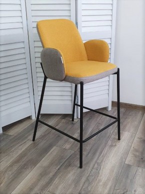 Полубарный стул NYX (H=65cm) VF106 желтый / VF120 серый М-City в Ноябрьске - noyabrsk.mebel24.online | фото 2