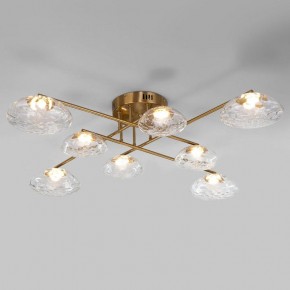 Потолочная люстра Eurosvet Ripple 50389 LED латунь в Ноябрьске - noyabrsk.mebel24.online | фото