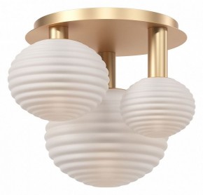 Потолочная люстра Maytoni Halo MOD268CL-03G в Ноябрьске - noyabrsk.mebel24.online | фото
