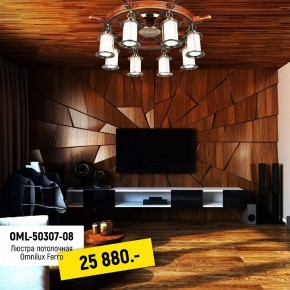 Потолочная люстра Omnilux Ferro OML-50307-08 в Ноябрьске - noyabrsk.mebel24.online | фото 2