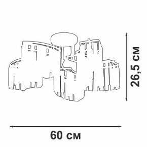Потолочная люстра Vitaluce V5884 V5884-0/5PL в Ноябрьске - noyabrsk.mebel24.online | фото 3