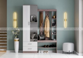 КРИТ-3 Прихожая (Анкор темный/Анкор белый) в Ноябрьске - noyabrsk.mebel24.online | фото