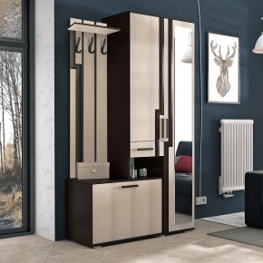 Прихожая Лира NEW (венге/лоредо) в Ноябрьске - noyabrsk.mebel24.online | фото 3