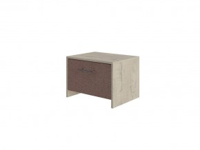 PROxSON Тумба Varna (ЛДСП+ткань Бунратти/Tesla Брауни) 51x40 в Ноябрьске - noyabrsk.mebel24.online | фото