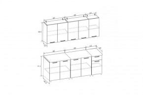 РИО-1 ЛДСП Кухонный гарнитур 2,0 м в Ноябрьске - noyabrsk.mebel24.online | фото 12