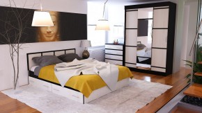 Сакура спальня № 1 Комод + Зеркало + Кровать 1600 + Тумба + Шкаф-купе 1500, сп.м. 1600х2000 мм., б/м, основание есть, ун. сб. в Ноябрьске - noyabrsk.mebel24.online | фото 5