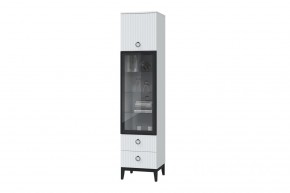 ШАРЛИЗ Шкаф-витрина с 1 стекл. дв. и 2ящ. (450) в Ноябрьске - noyabrsk.mebel24.online | фото