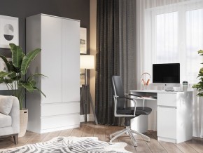 Шкаф 2-ств. с 2 ящиками "Бьянко" в Ноябрьске - noyabrsk.mebel24.online | фото 4