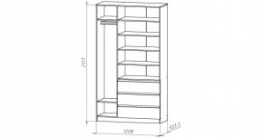 НИЦЦА-2 Шкаф 3-х дверный (НЦ.02) в Ноябрьске - noyabrsk.mebel24.online | фото 2