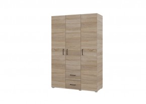 Шкаф 3-х створчатый с ящиками VICTOR (Сонома) в Ноябрьске - noyabrsk.mebel24.online | фото