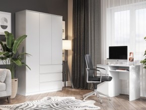 Шкаф 3-ств. с 3 ящиками "Бьянко" в Ноябрьске - noyabrsk.mebel24.online | фото 4