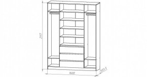 НИЦЦА-3 Шкаф 4-х дверный (НЦ.03) в Ноябрьске - noyabrsk.mebel24.online | фото 2