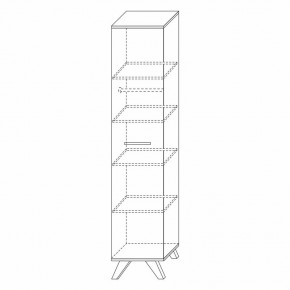 Шкаф 400 Вега Скандинавия в Ноябрьске - noyabrsk.mebel24.online | фото 6