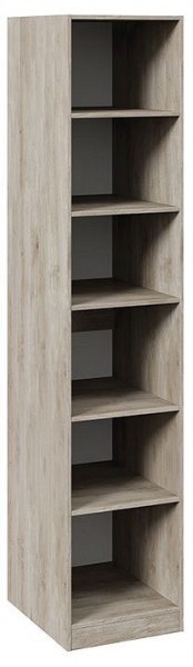 Шкаф для белья Эмбер СМ-348.07.001 в Ноябрьске - noyabrsk.mebel24.online | фото 2