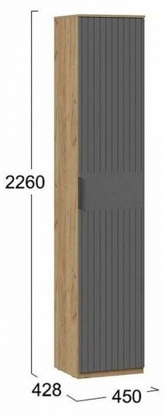 Шкаф для белья Хилтон Исп. 2 в Ноябрьске - noyabrsk.mebel24.online | фото 5