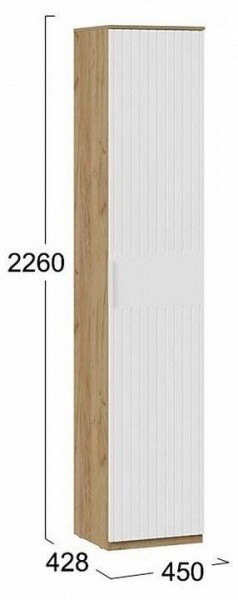 Шкаф для белья Хилтон Исп. 2 в Ноябрьске - noyabrsk.mebel24.online | фото 6