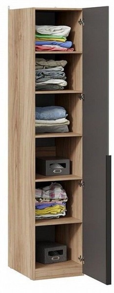 Шкаф для белья Порто СМ-393.07.001 в Ноябрьске - noyabrsk.mebel24.online | фото 4