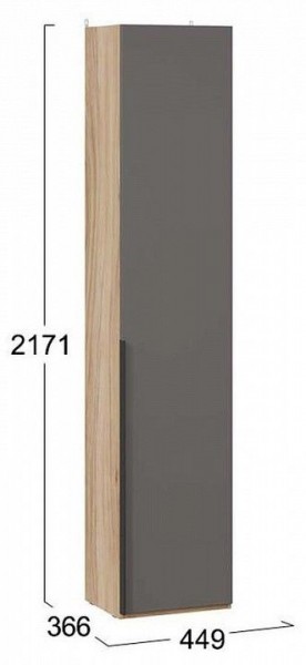 Шкаф для белья Порто СМ-393.07.211 в Ноябрьске - noyabrsk.mebel24.online | фото 12