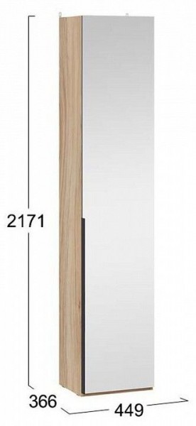 Шкаф для белья Порто СМ-393.07.212 в Ноябрьске - noyabrsk.mebel24.online | фото 4