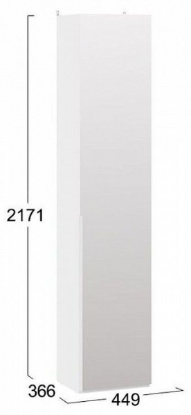 Шкаф для белья Порто СМ-393.07.212 в Ноябрьске - noyabrsk.mebel24.online | фото 4