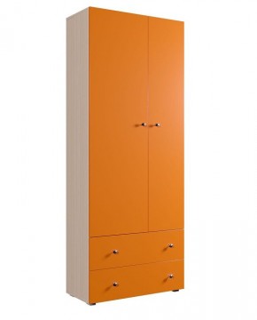 Шкаф ДМ 800 с 2-мя ящиками (оранж) в Ноябрьске - noyabrsk.mebel24.online | фото