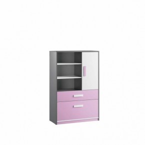 Шкаф книжный Кэнди КШ-2 Лаванда в Ноябрьске - noyabrsk.mebel24.online | фото