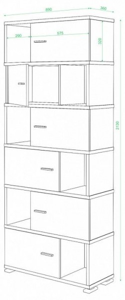 Шкаф комбинированный Домино СБ-30/6 в Ноябрьске - noyabrsk.mebel24.online | фото 2