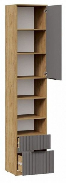 Шкаф комбинированный Хилтон Исп. 2 в Ноябрьске - noyabrsk.mebel24.online | фото 2