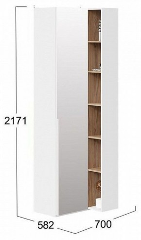 Шкаф комбинированный Порто СМ-393.21.025 в Ноябрьске - noyabrsk.mebel24.online | фото 2