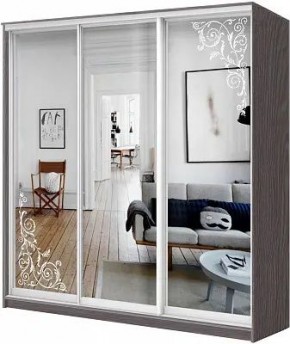 Шкаф-купе ХИТ 24-4-18-656 ОРНАМЕНТ в Ноябрьске - noyabrsk.mebel24.online | фото