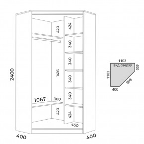 Шкаф-купе ХИТ-У-24-4-66 в Ноябрьске - noyabrsk.mebel24.online | фото 2