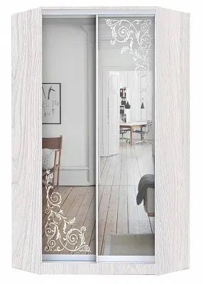 Шкаф-купе ХИТ-У-24-4-66 ОРНАМЕНТ в Ноябрьске - noyabrsk.mebel24.online | фото